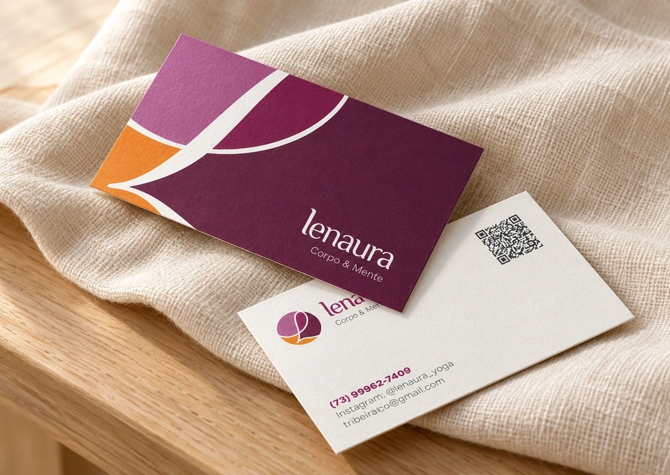 Capa do projeto de identidade visual Lenaura.