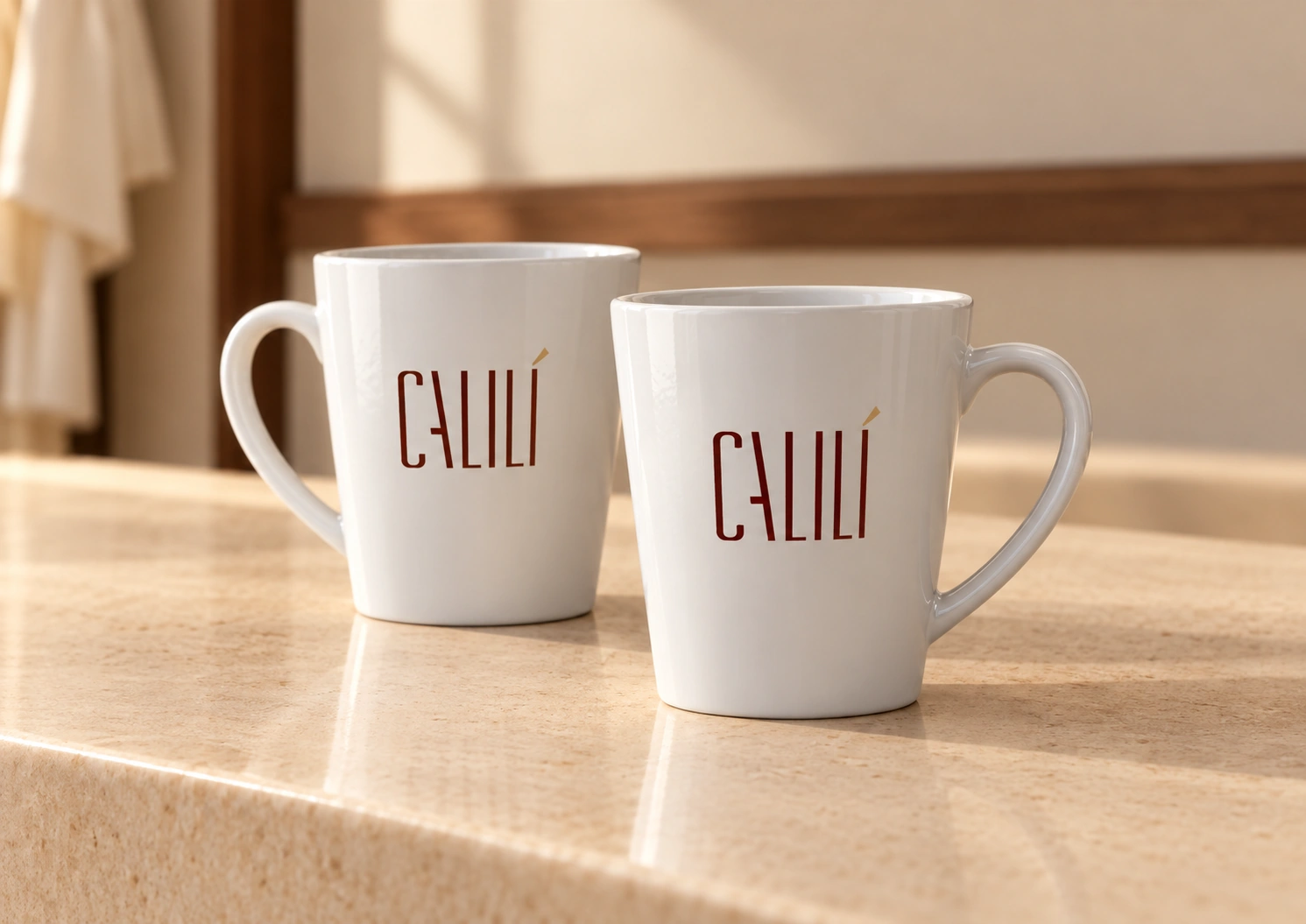 Canecas com a marca Calilí.