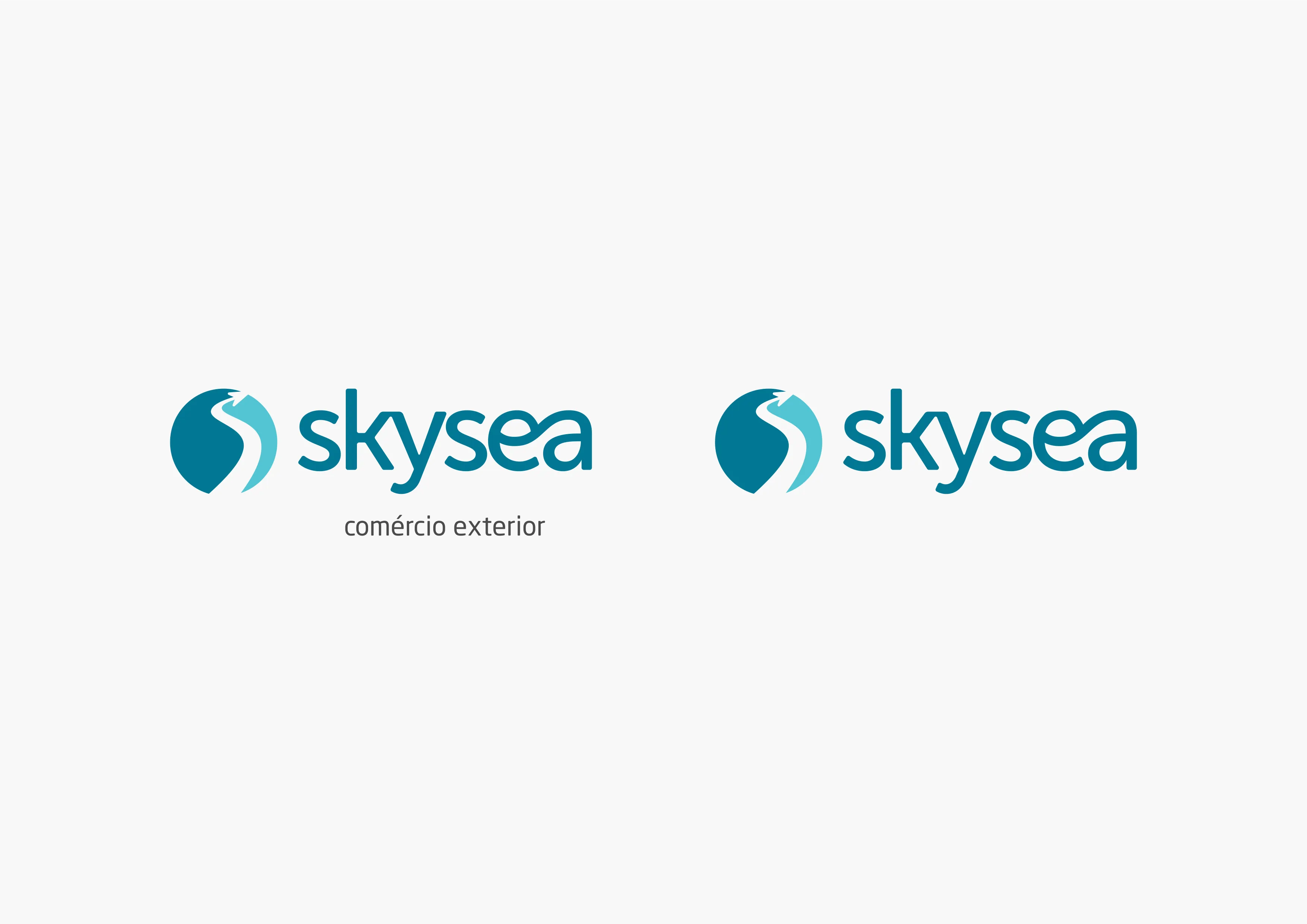 Versões do logotipo SkySea.